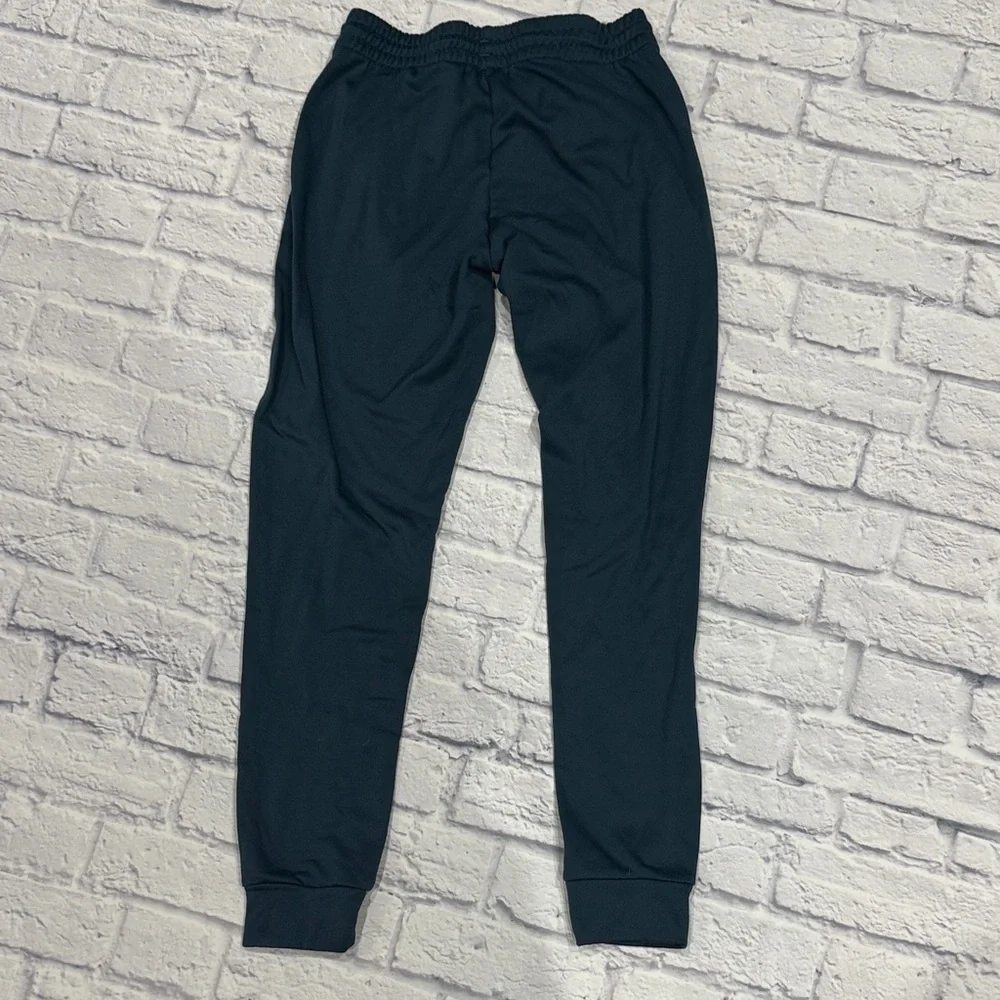 Adidas Teal Joggers with White Logo